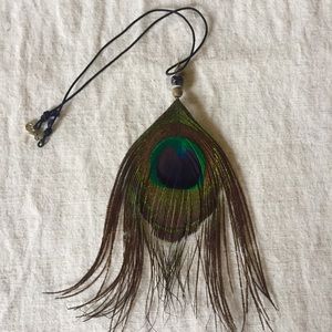 Handmade Peacock Choker